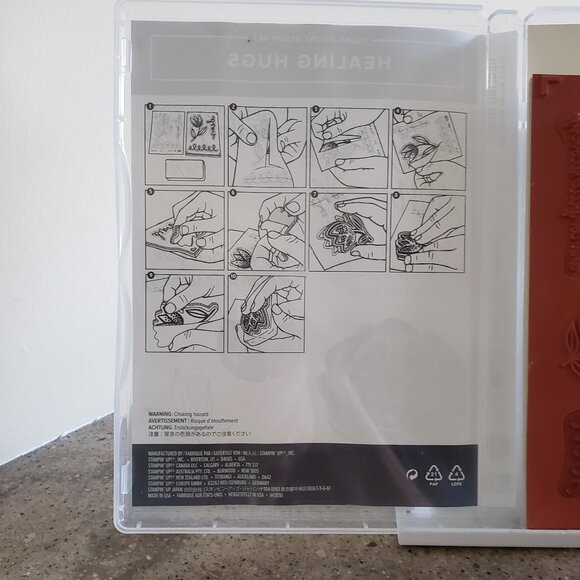 Stampin' Up! 'HEALING HUGS' Cling Stamp Set (Used) - Picture 4 of 9